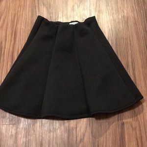Charlotte Russe Black Skater Skirt